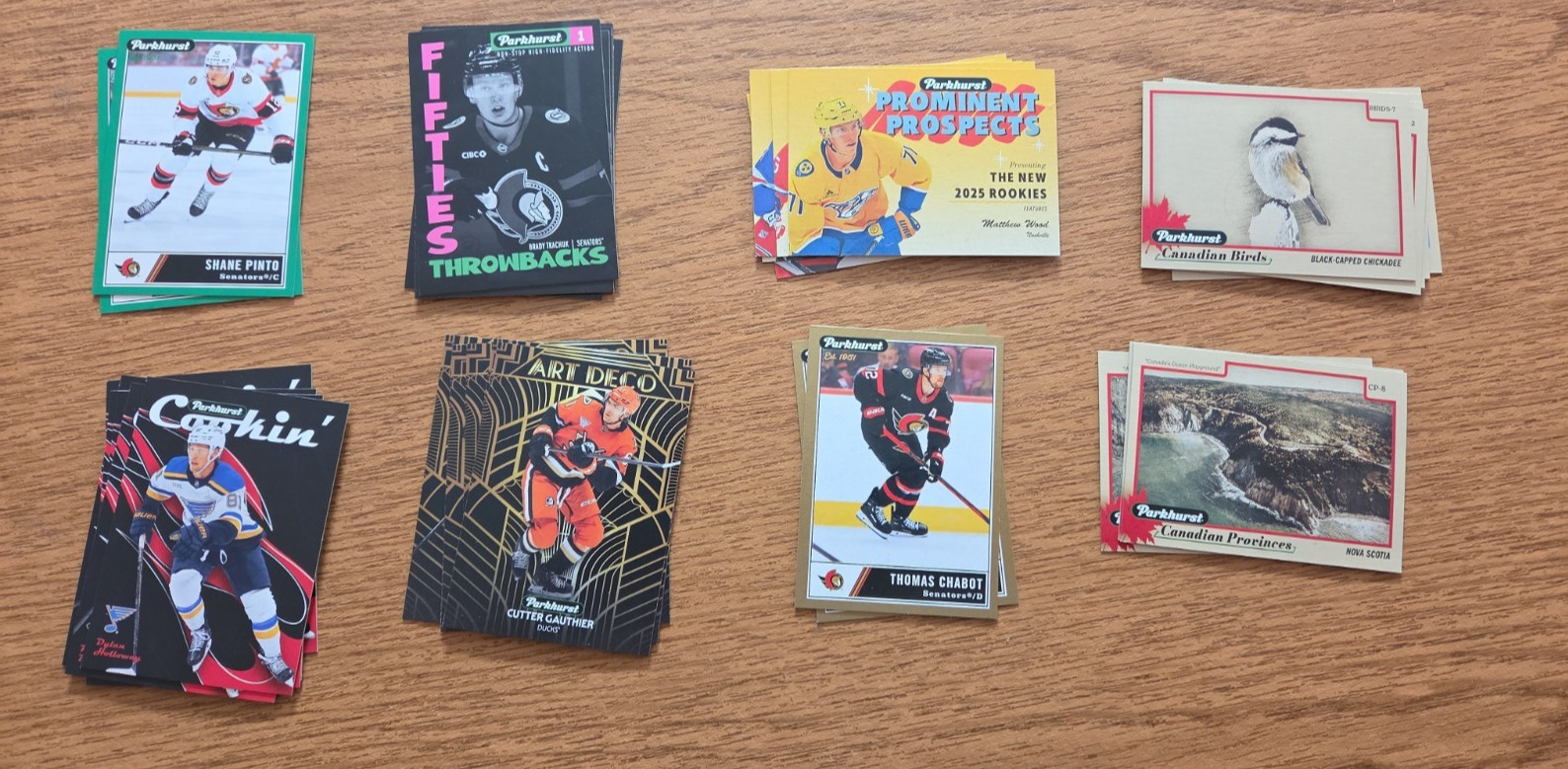 2025-26 Parkhurst Hockey INSERT and PARALLEL Card Singles – Create Own Lot