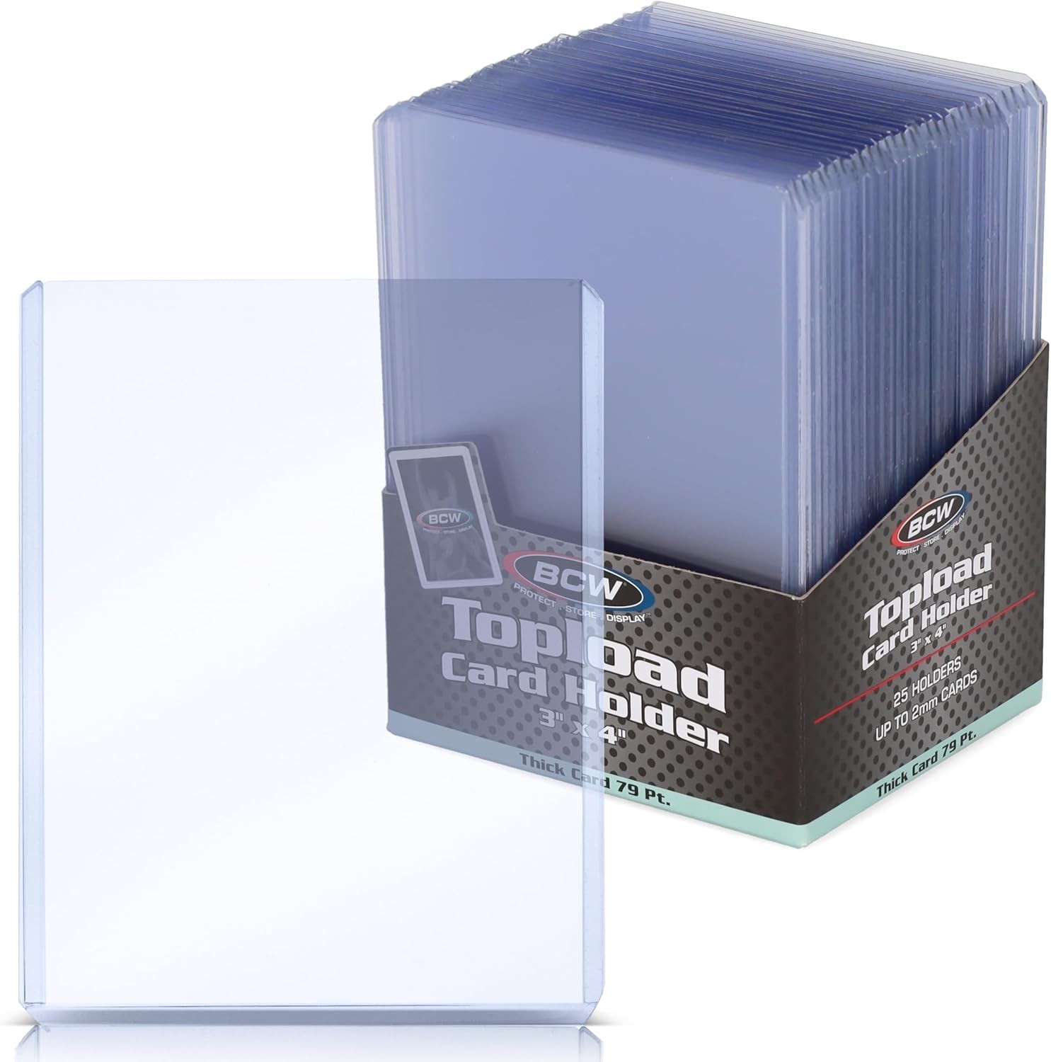 BCW Top Loaders Holders🍯3 X 4 Trading Cards Pro Premium Sleeves Deck Protectors