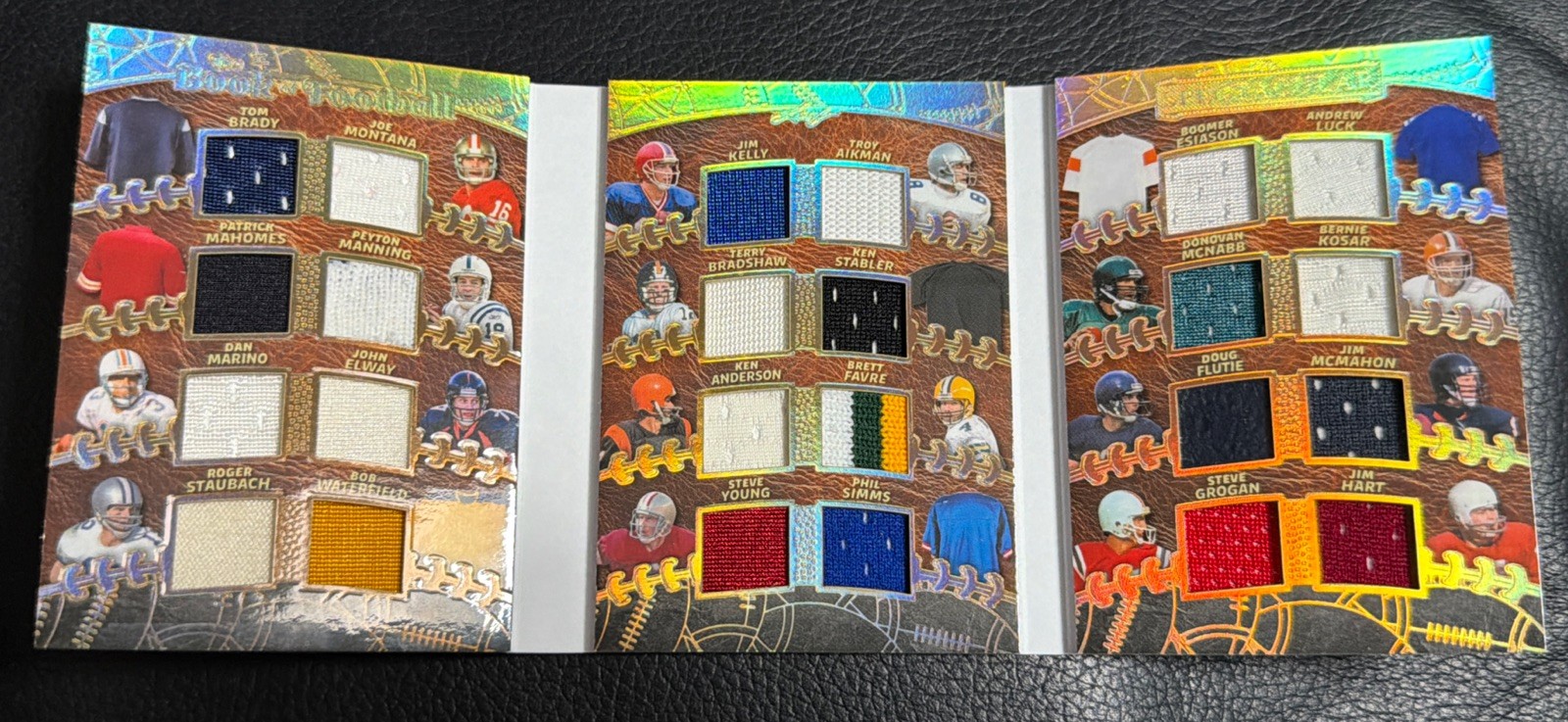2026 Leaf The Book of Football Spectacular 24 Player Game-Used Booklet 1/1