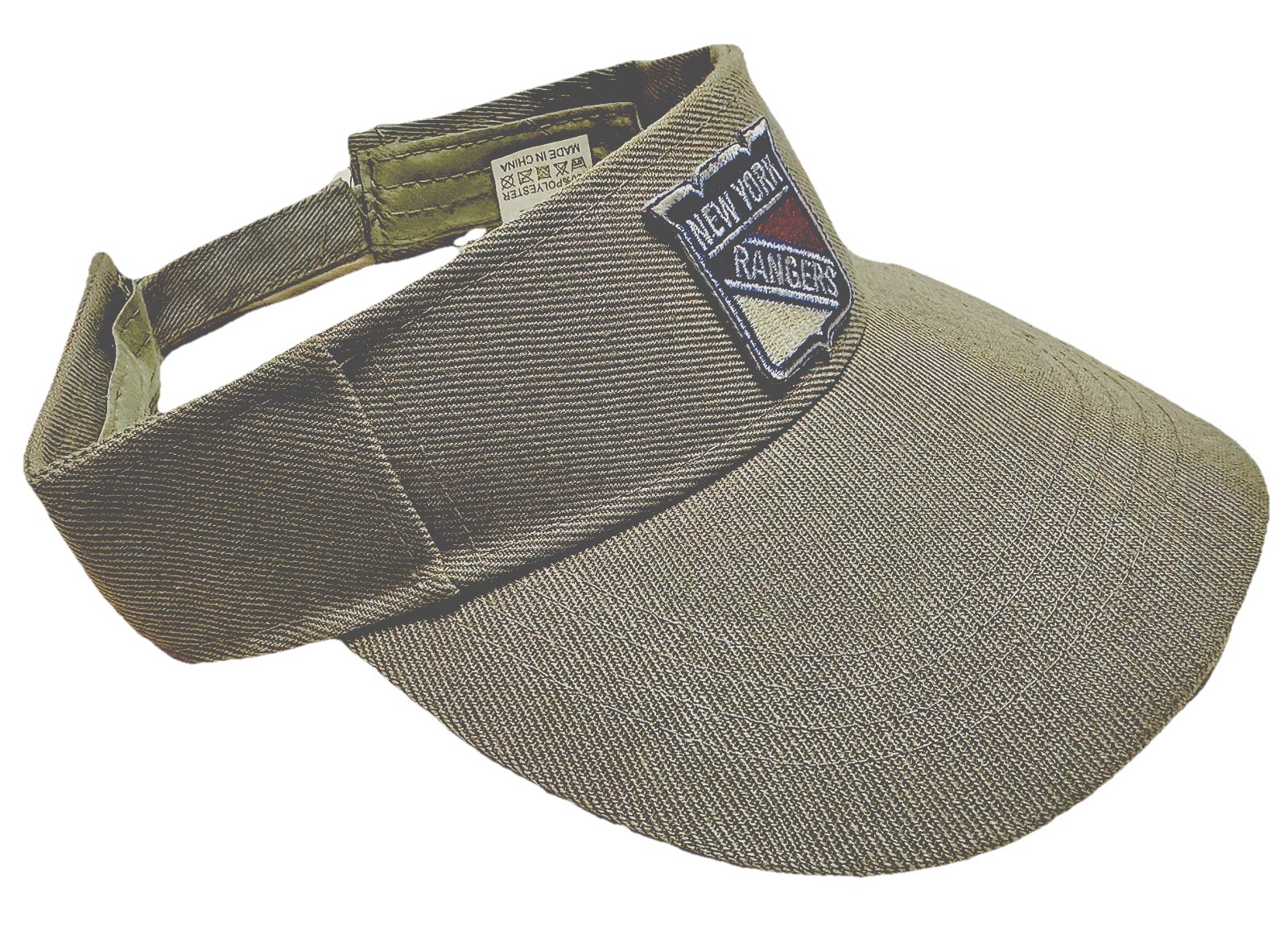 NEW YORK RANGERS GRAY SUMMER VISOR ADULT OSFM (NWOT)