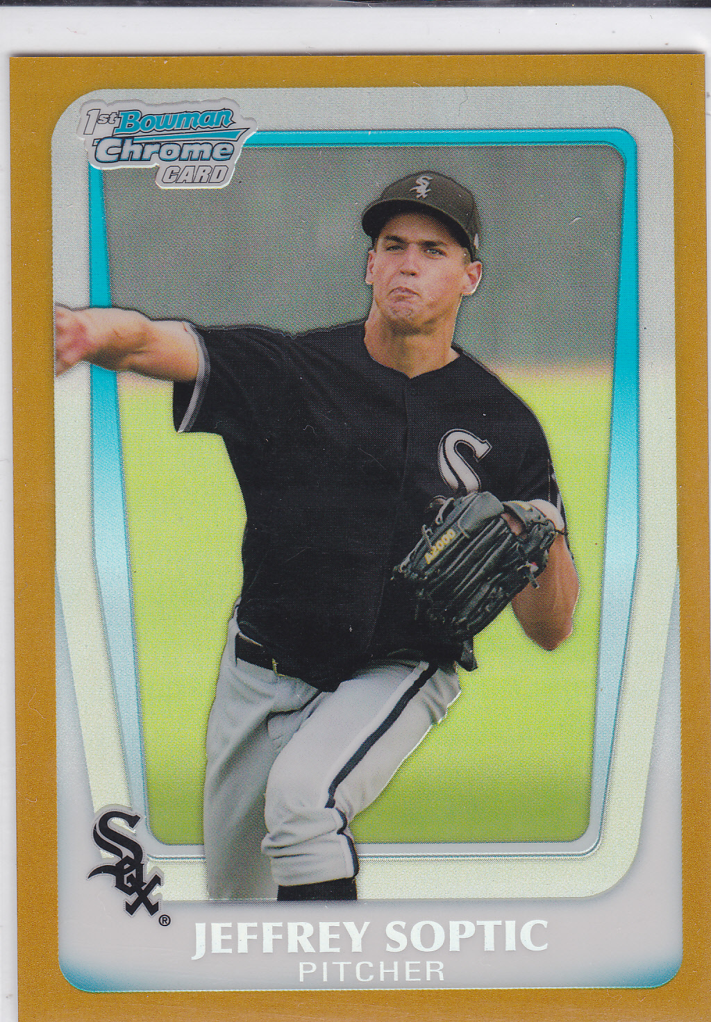 Jeffrey Soptic Chicago White Sox 2011 Bowman Chrome Draft Gold Refractor