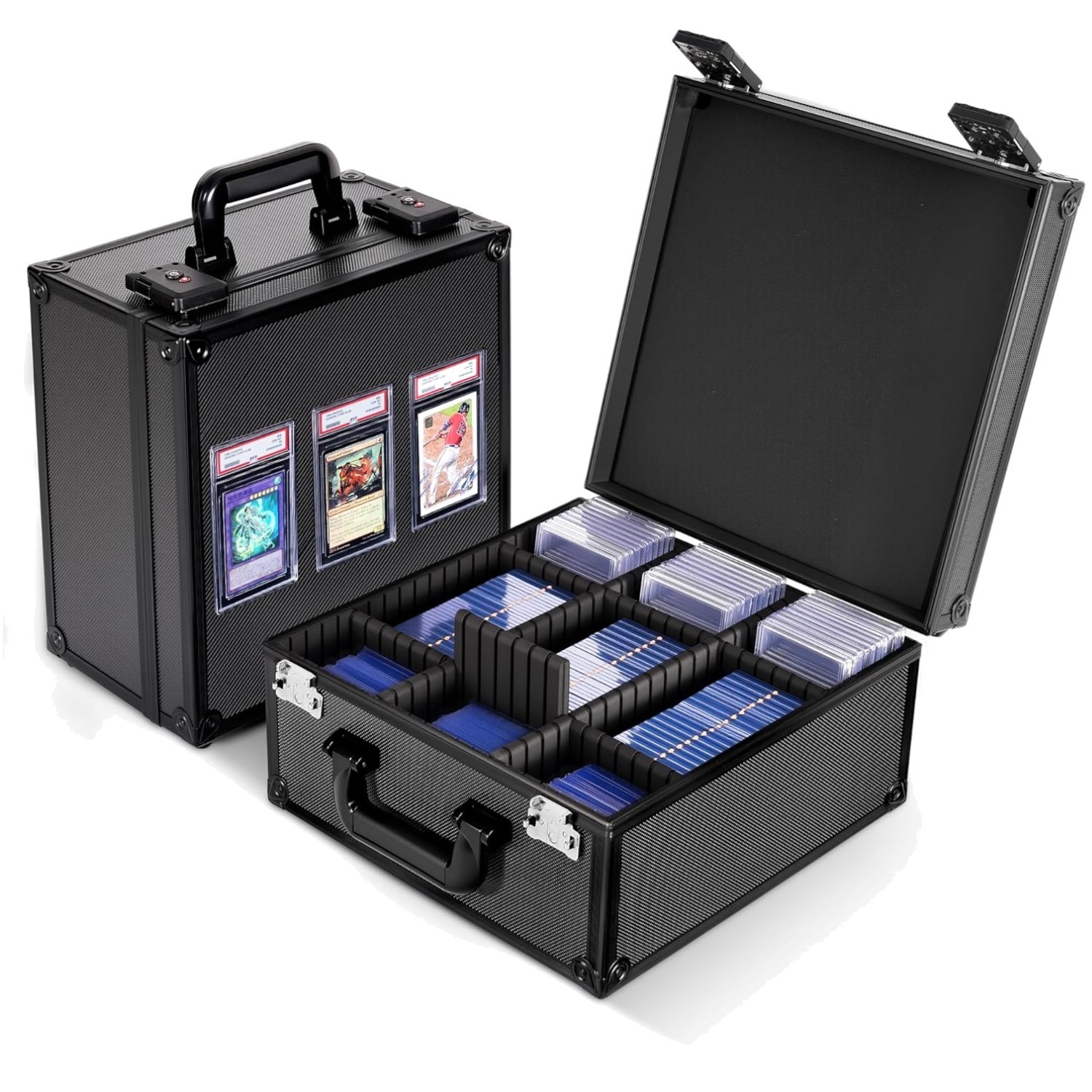 Sports Card Storage Case with Combination Lock