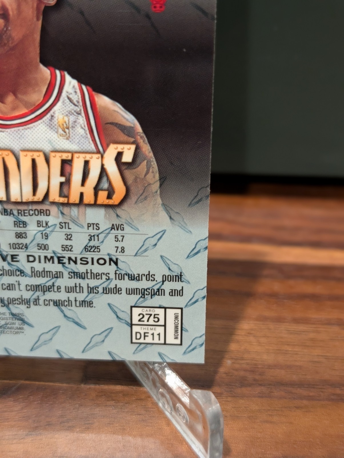 1997-98 Topps Finest – Uncommon Silver Dennis Rodman #275 Embossed