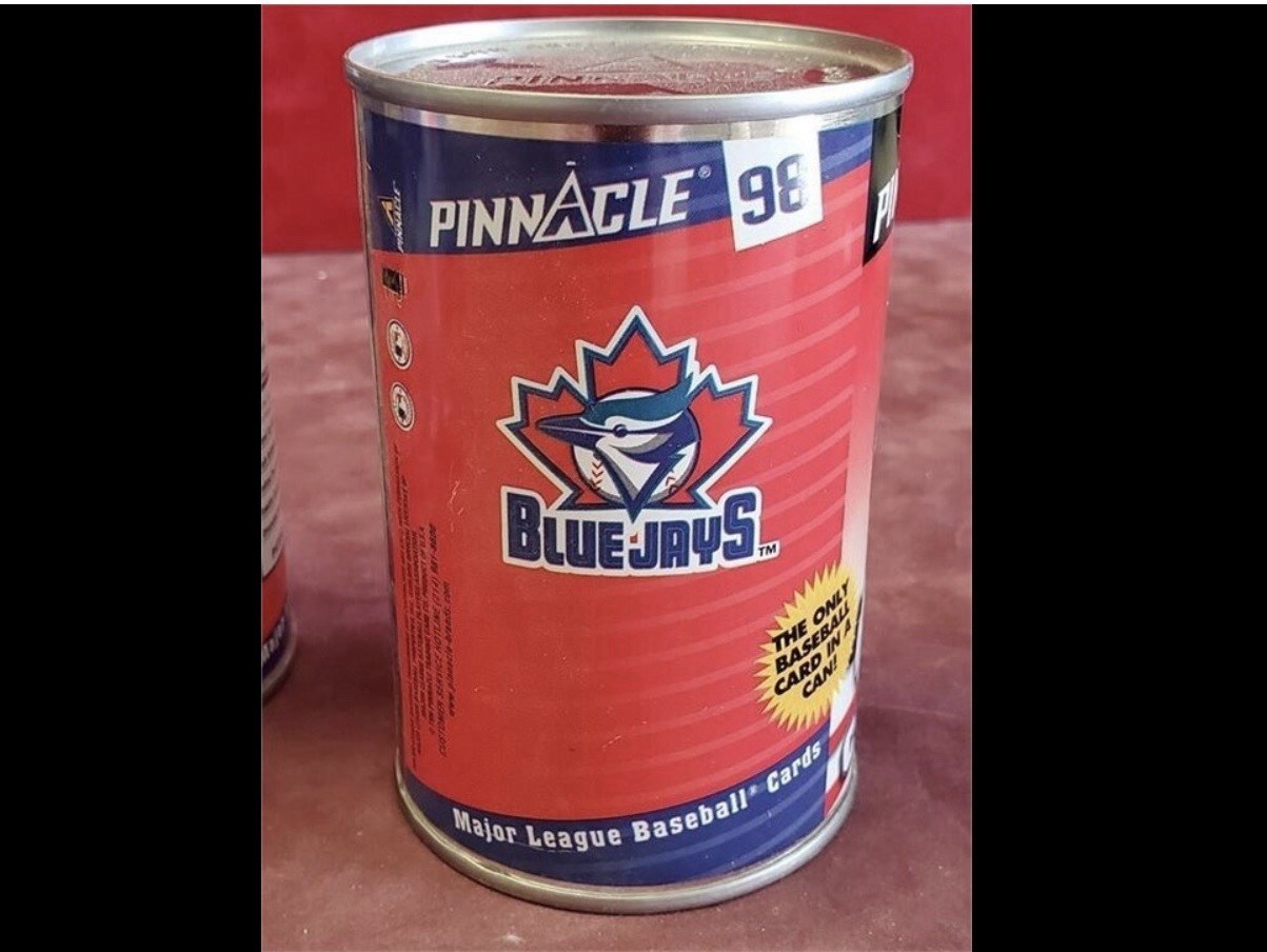 Lot of 4 1998 Pinnacle Pinnacle Baseball 10 Cards Factory Sealed Tin Can 4x NEW