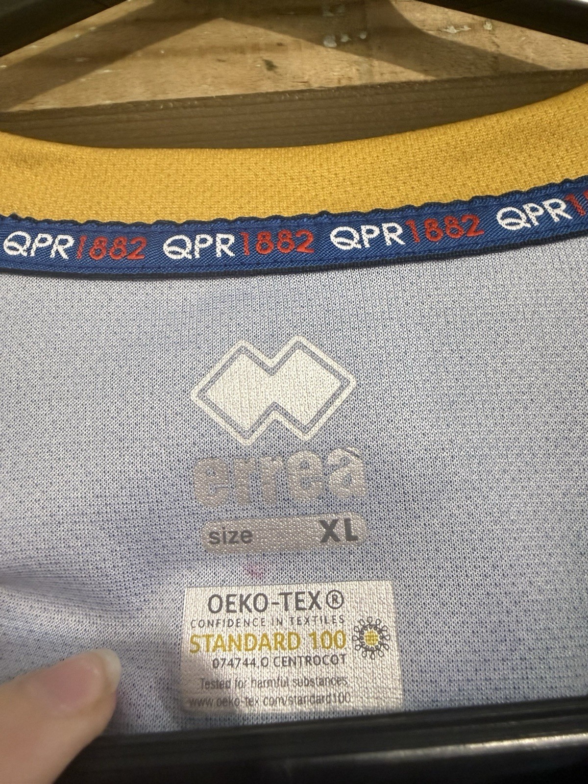 Queens Park Rangers (QPR) Errea 2022-2023 Away Football Shirt. Size XL.