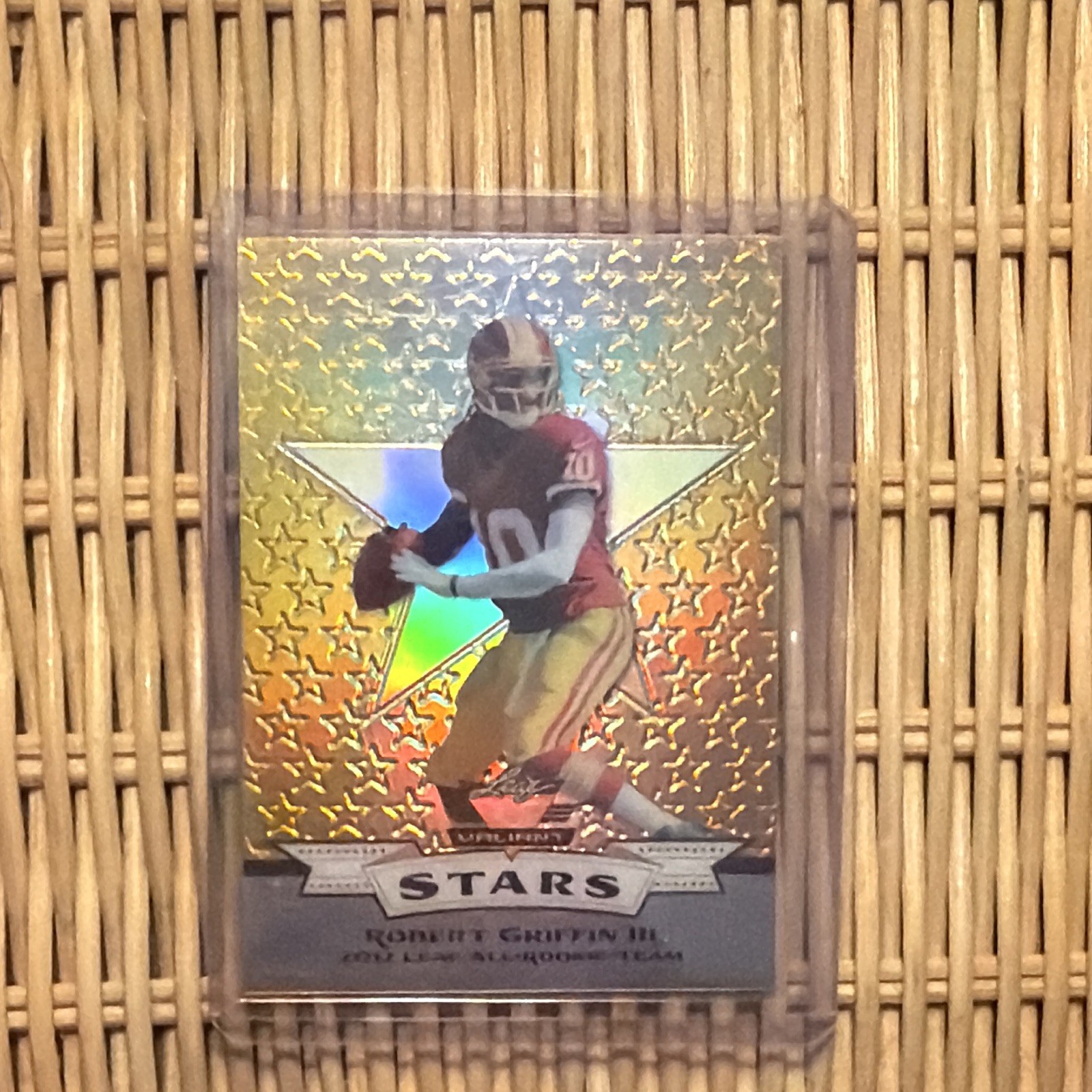 Leaf 2012 Valiant Stars All-Rookie Robert Griffin III #S-1 Gold RC /10