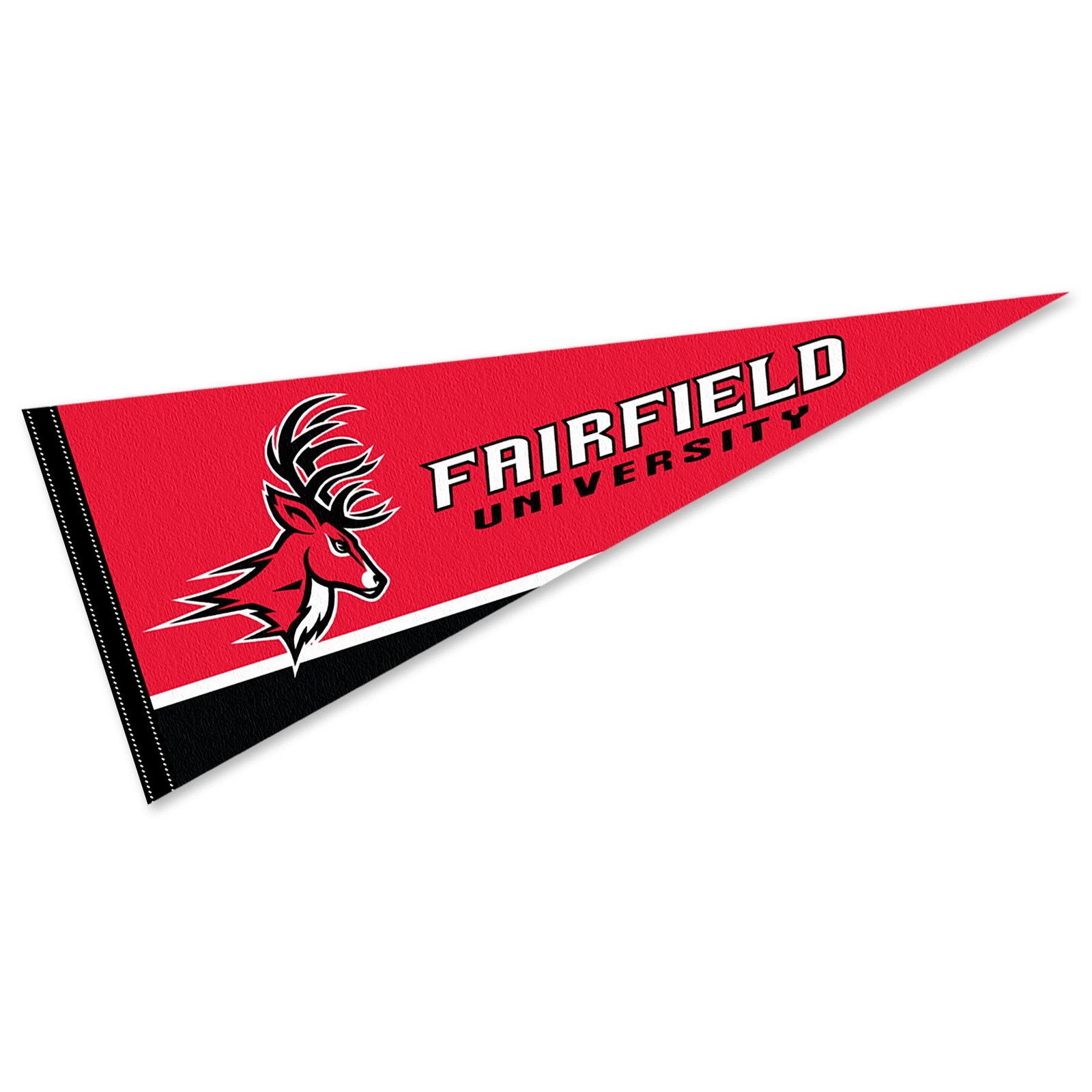 Fairfield Stags 12 in X 30 in Wordmark College Pennant