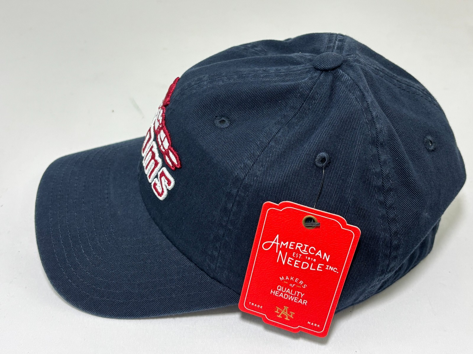 American Needle SANKEI ATOMS Hat Cap Japanese NIPPON Baseball Team Navy Blue
