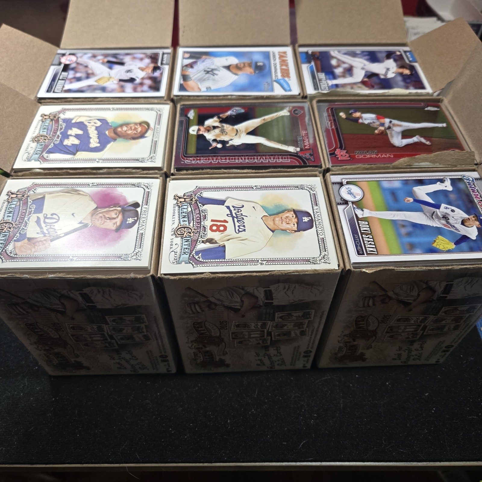 200+ Baseball Cards. Various Series. Random.