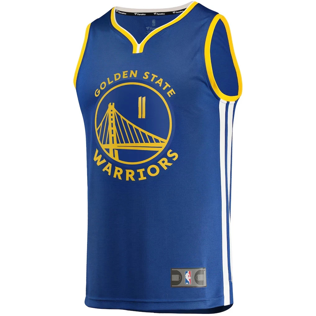 NWT Mens Klay Thompson Golden State Warriors Fanatics Fast Break Replica Jersey