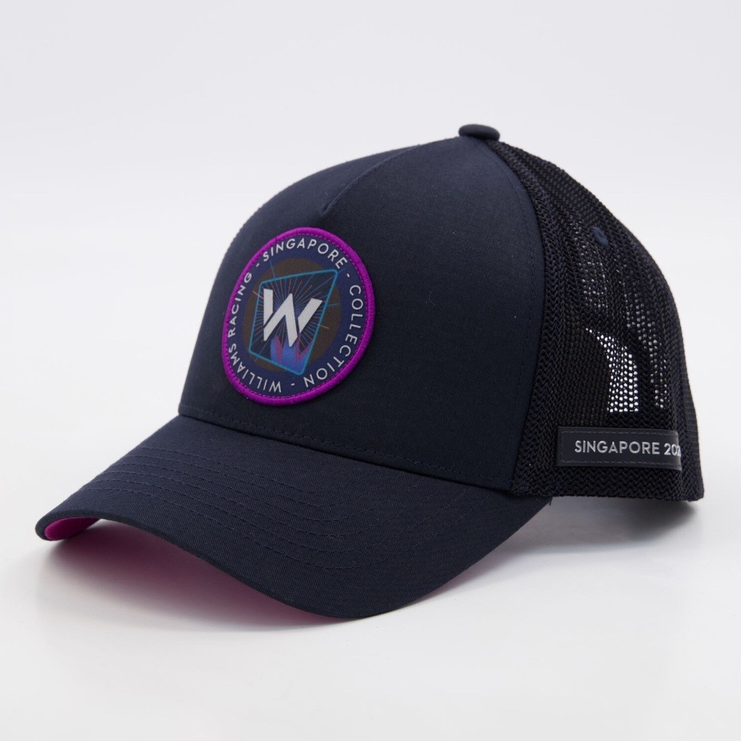 Williams Racing Navy Williams Racing Singapore Collection Cap Brand New