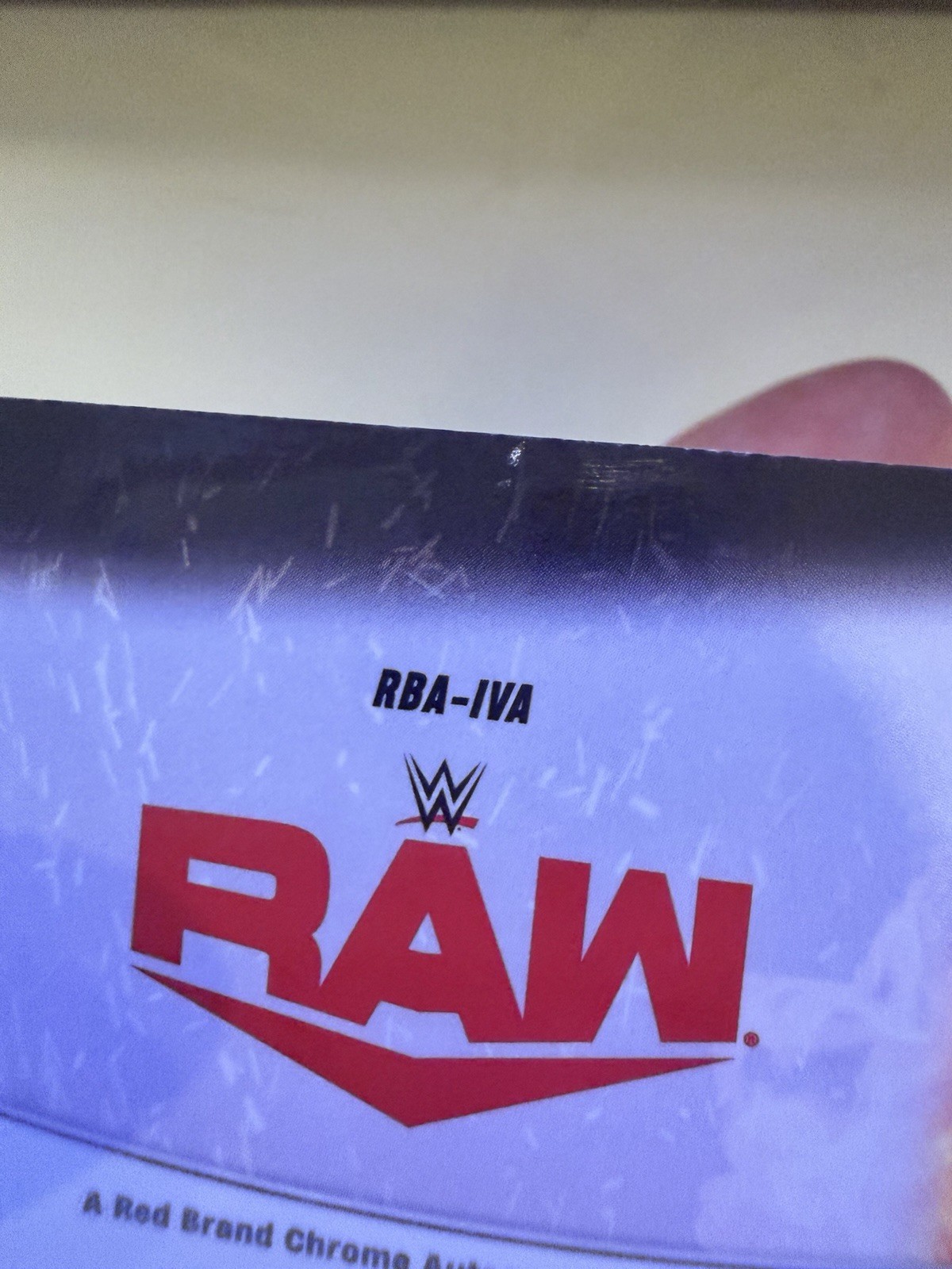 2025 Topps Chrome WWE IVAR Red Brand Geometric Autograph /5