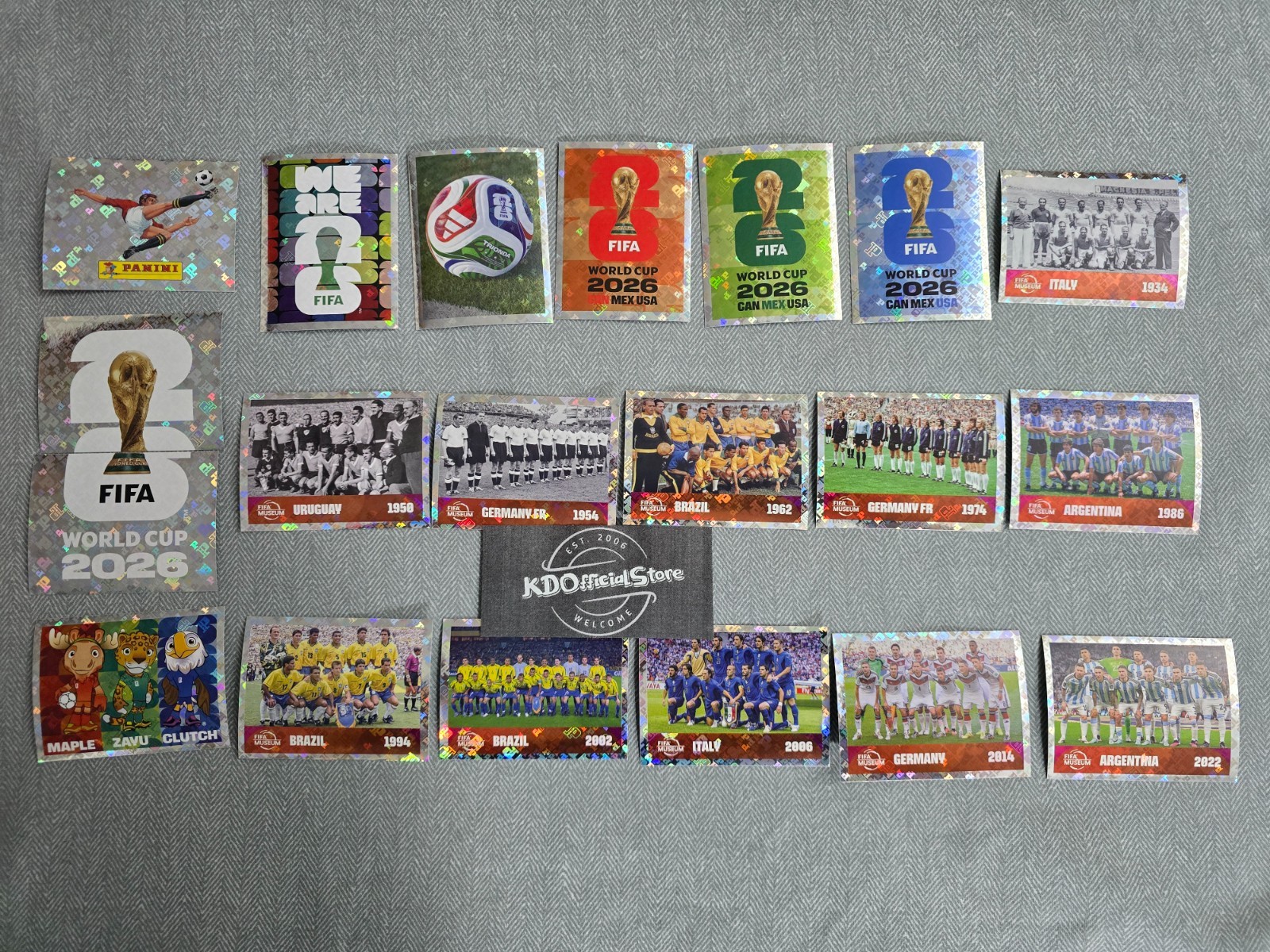Panini 2026 FIFA World Cup Stickers US Edition Pick Your Sticker #00 – FWC19