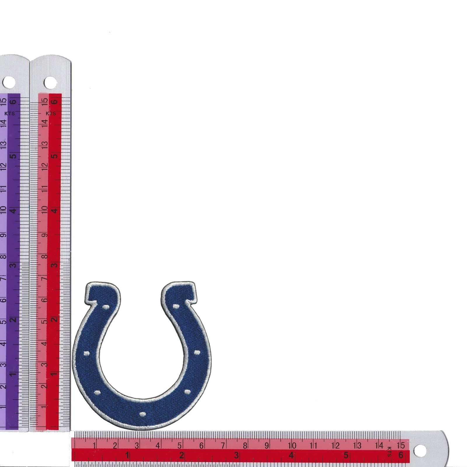 10 pcs Indianapolis Colts Football Logo Size 2.5 in x 3.0 in Sew Iron On Patches
