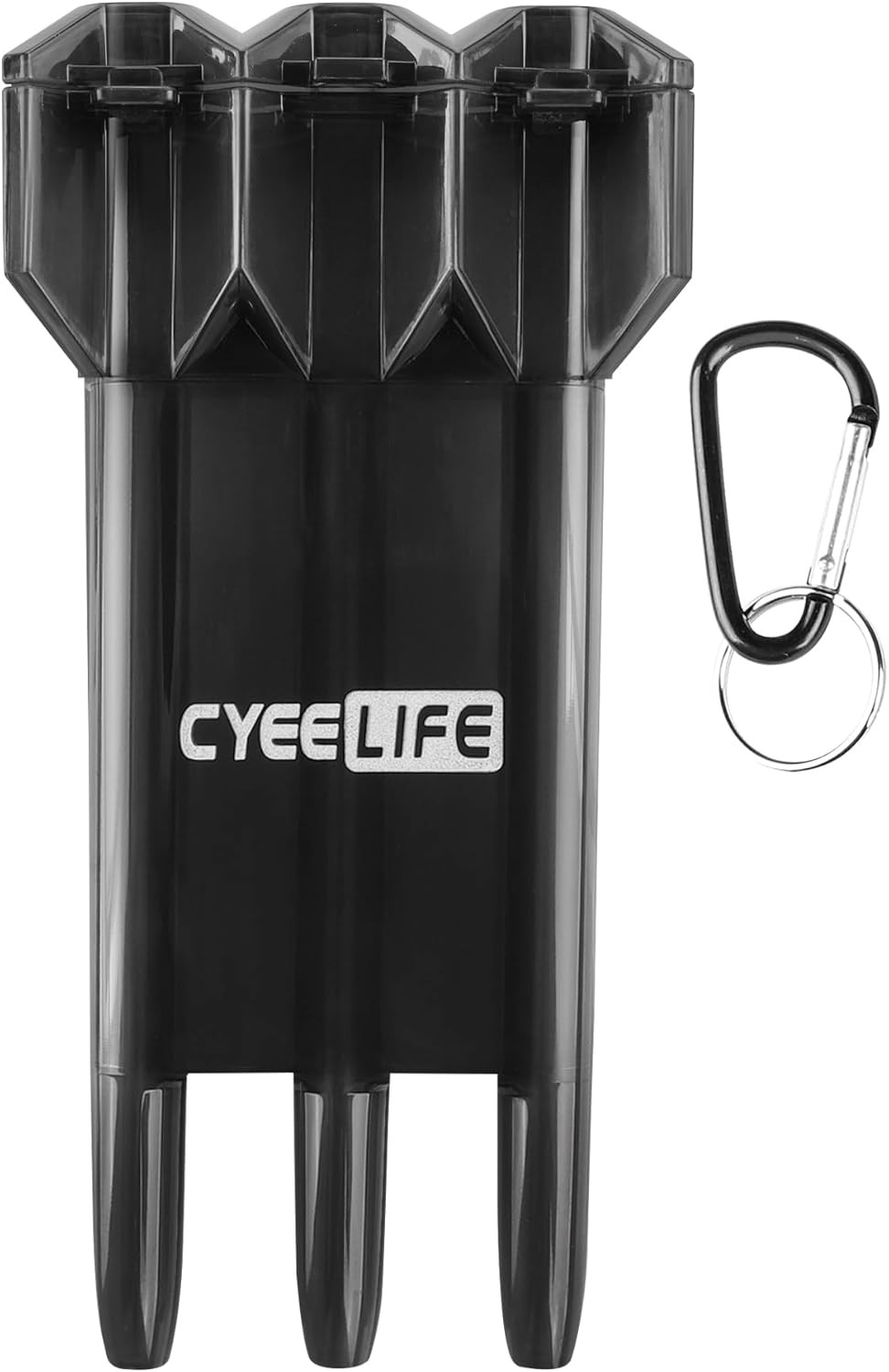 Dart Carrying Case: Adjustable, Portable Dart Storage Box with Key-Locking Clasp