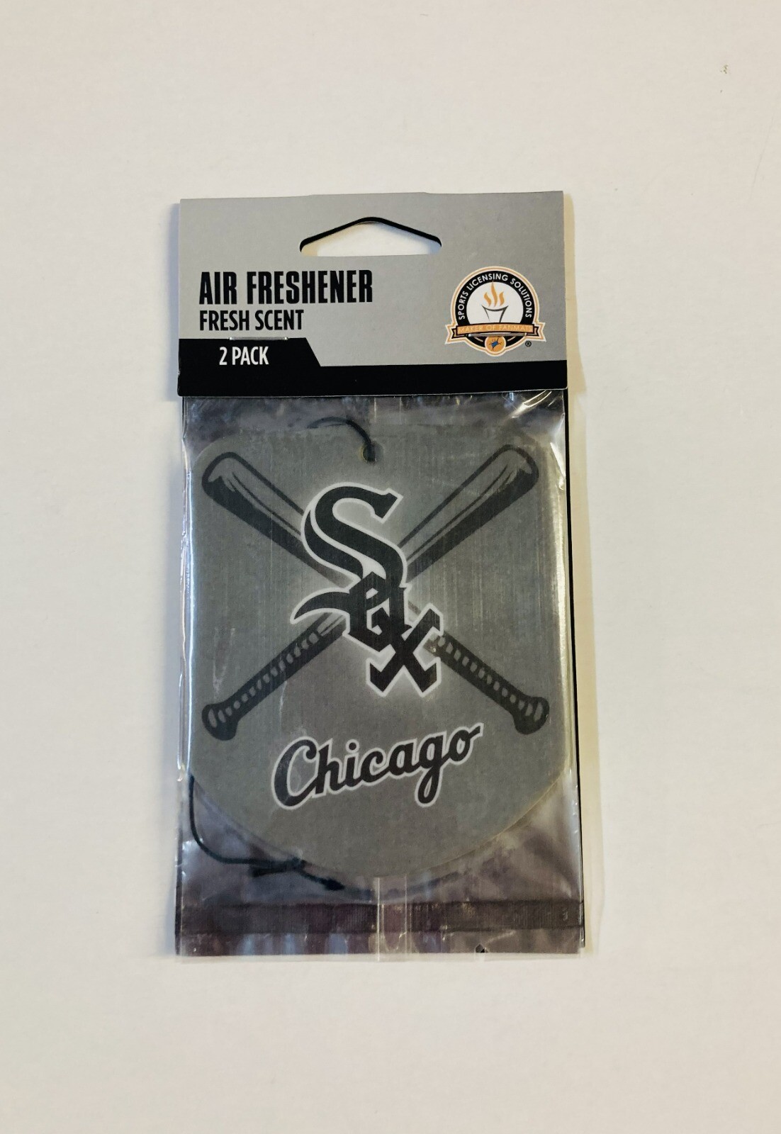 Chicago White Sox Air Freshener Fresh Scent 2 Pack Car Truck NEW! 3×3 Inches