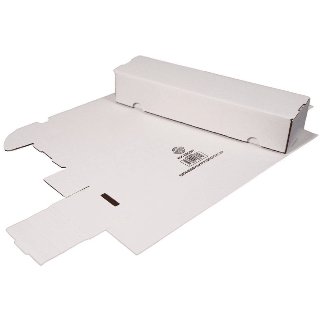 800 Count Trading Card Storage Box 3 Pack Cardboard Organizer Gaming Card Box