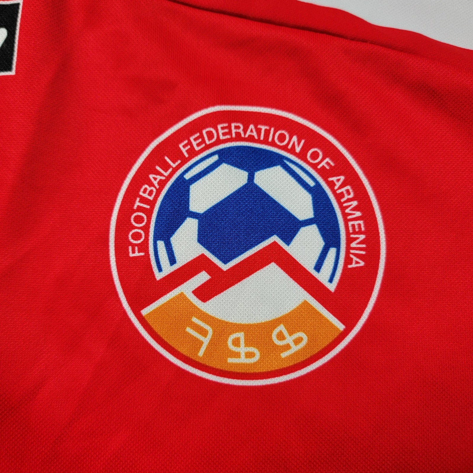 Vintage Armenia Lotto Soccer Jersey Home 2000 Size XL Authentic Made In Italy