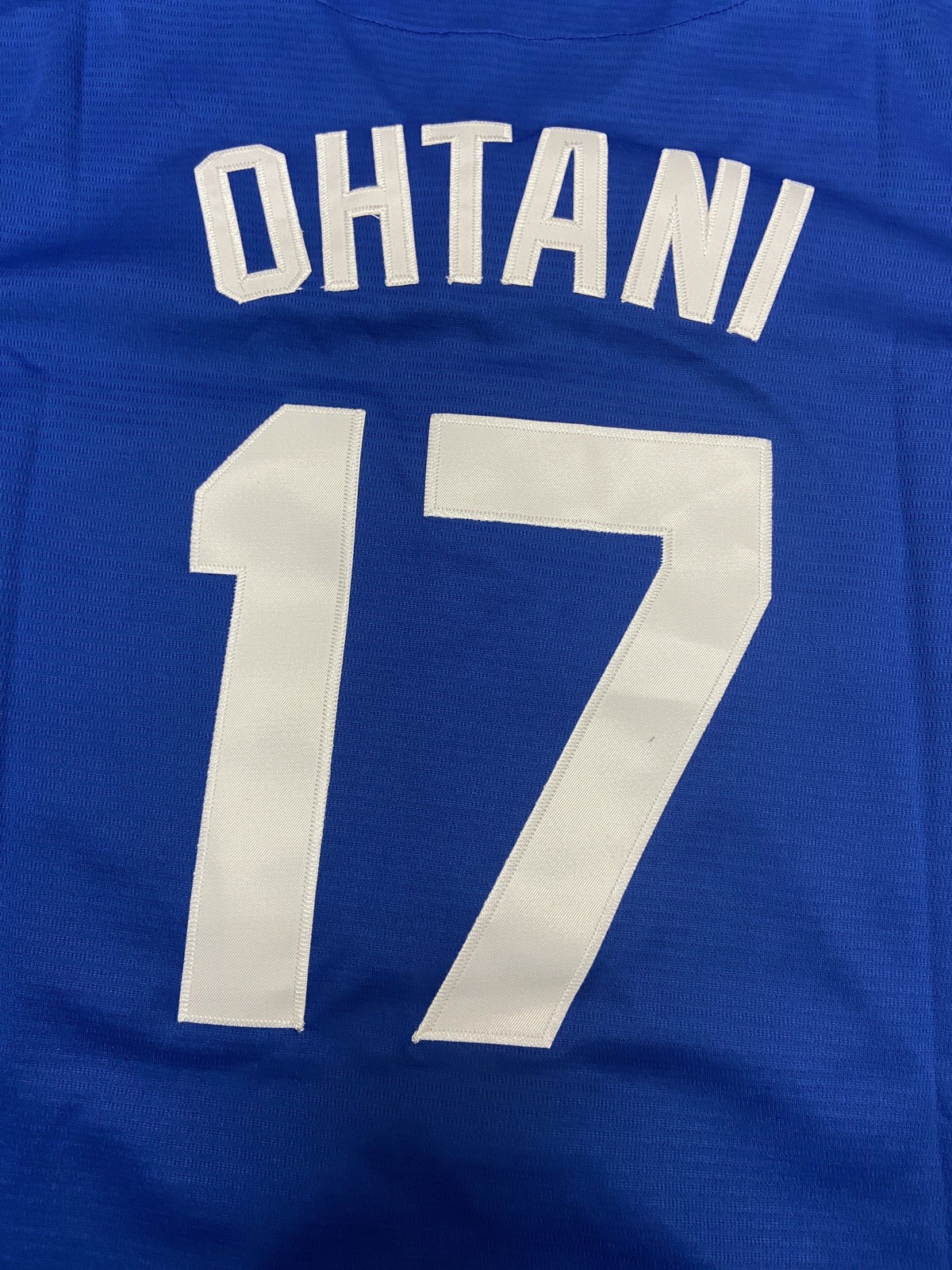 DODGERS JERSEY SHIRT #17 OHTANi KIDS ’ SIZE 14/16 In blue *BRAND NEW*