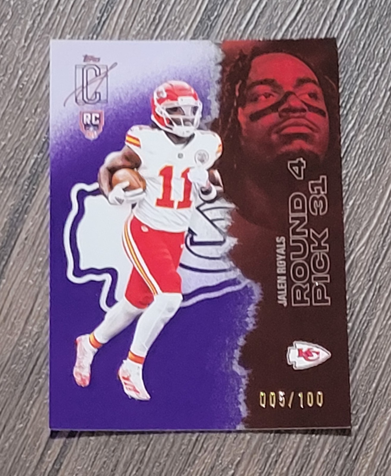 Topps 2025 Signature Class Jalen Royals RC #125 Purple /100