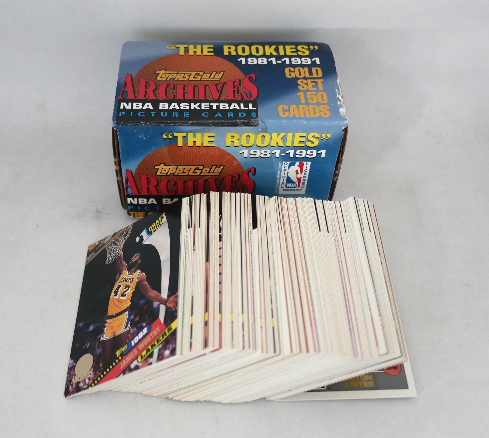 1992-93 TOPPS ARCHIVES GOLD BASKETBALL (148/150) FACTORY CARD SET