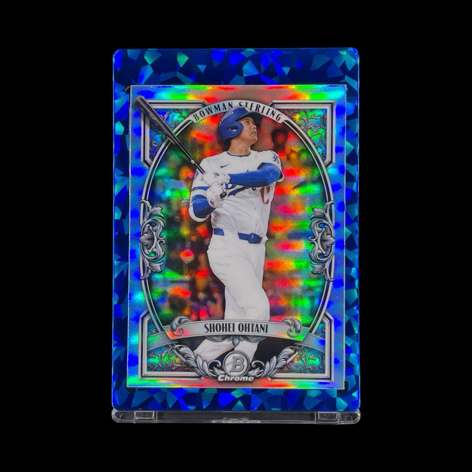SHOHEI OHTANI SILVER STERLING REFRACTOR 2026 Bowman Chrome Insert Card – Dodgers