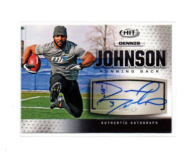 2013 SAGE HIT Autographs Silver #A33 Dennis Johnson