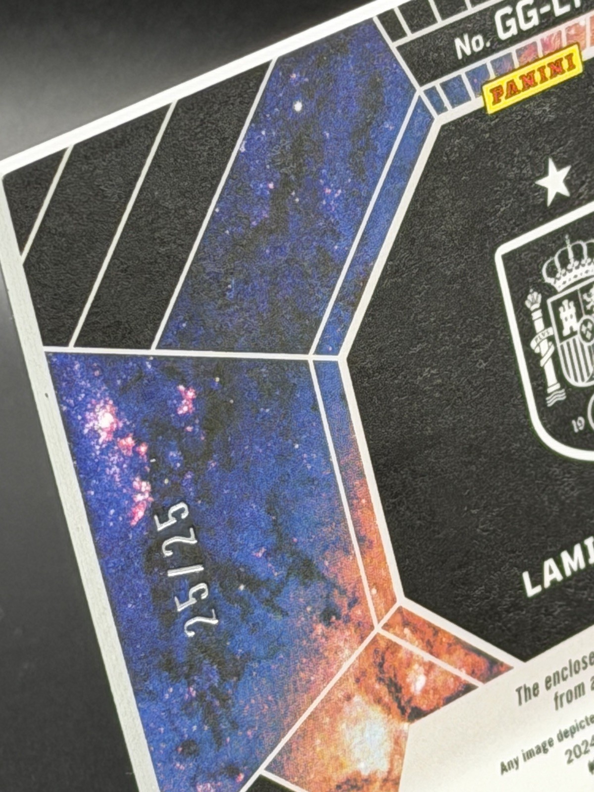 2024-25 Obsidian Lamine Yamal 🇪🇸 ⚽️Galaxy Gear Taiga MEM,SSP#/25,VERY RARE🔥