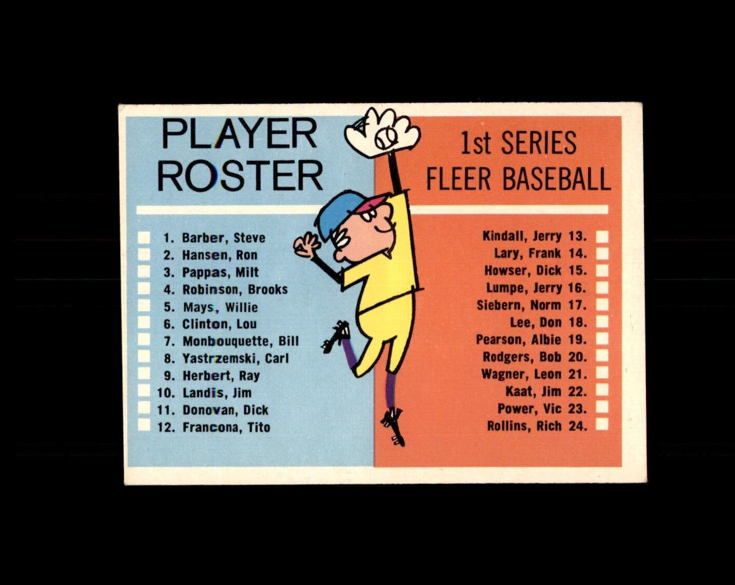 1963 Fleer Baseball – You Pick – Mostly Mid-Grade 1- 67