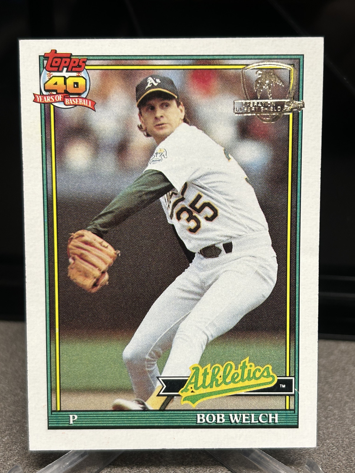 1991 Topps Desert Shield Baseball Cards Complete Your Set PYC (ATHLETICS-METS)