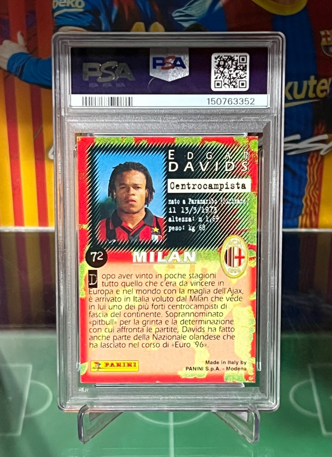 Netherlands Hat-trick PSA Lot Patrick Kluivert + Edgard Davids + Frank Rijkaard
