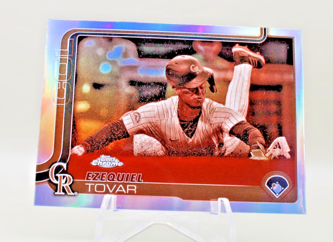 2025 Topps Chrome – Ezequiel Tovar #154 Sepia Refractor