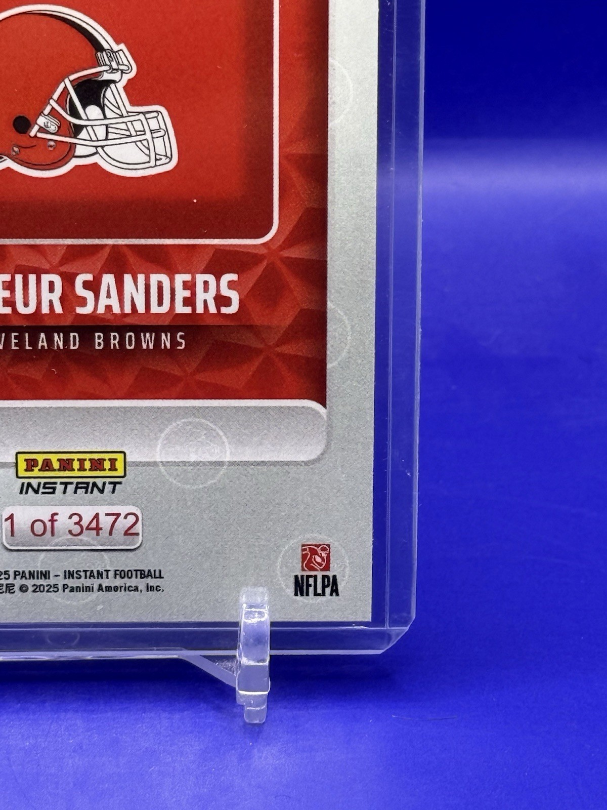 2025 Panini Instant NFL Shedeur Sanders RPS First Look #RPSFL-30 Rookie
