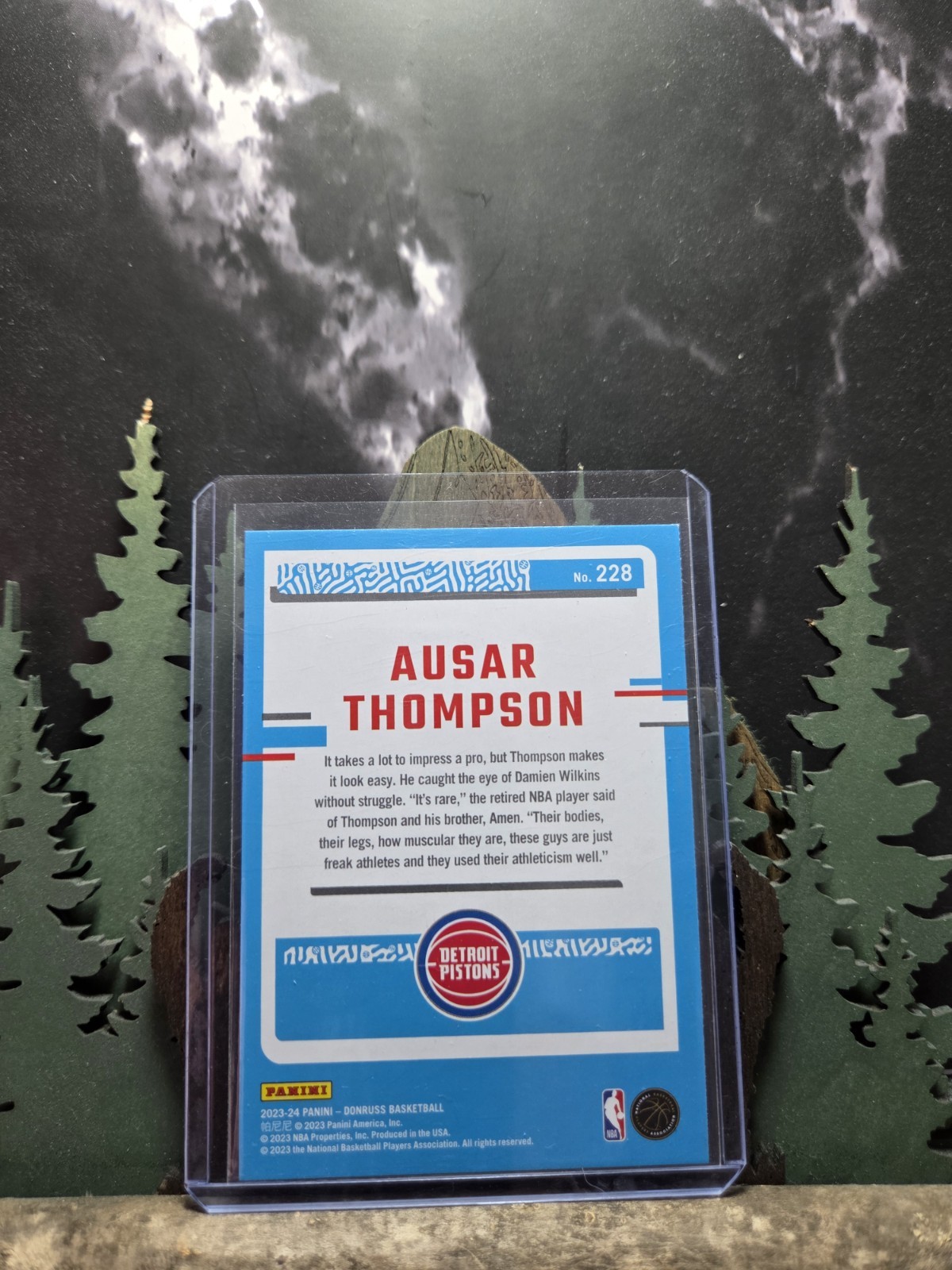 2023-24 Panini Donruss – Rated Rookie Ausar Thompson #228 (RC)