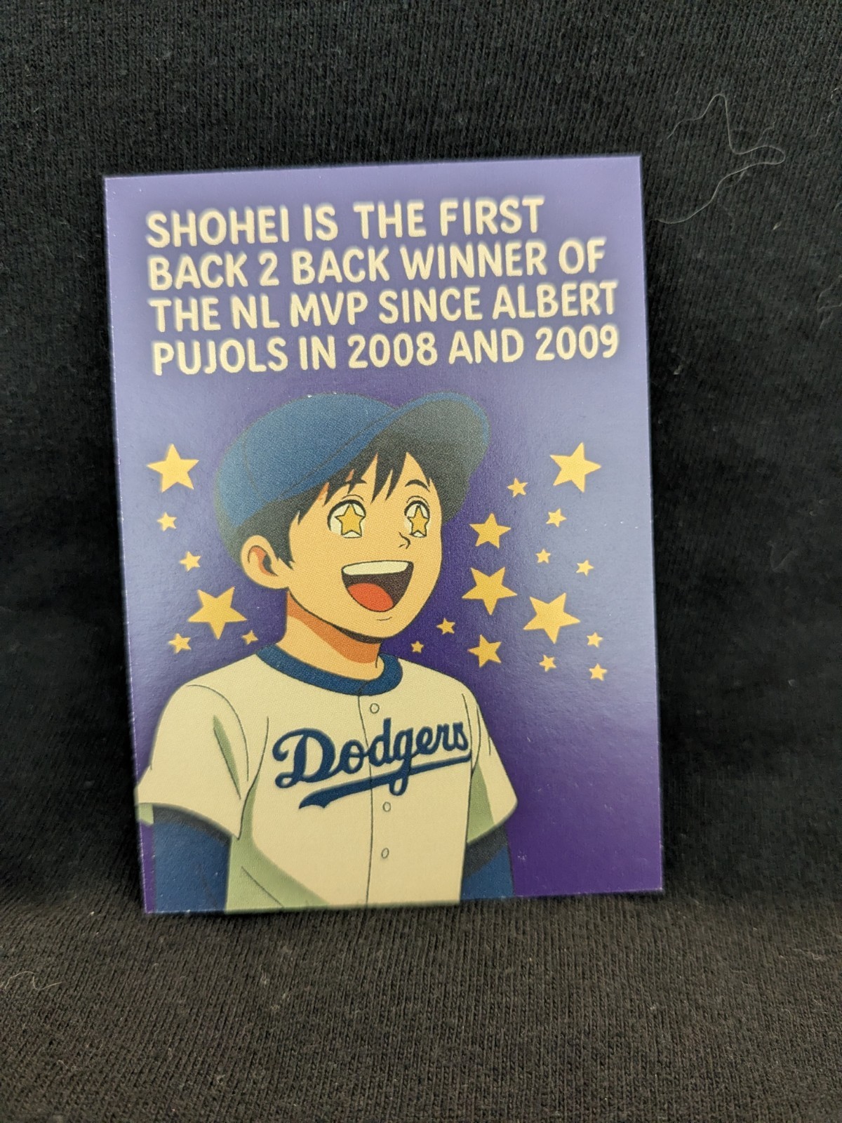 SHOHEI OHTANI * BACK 2 BACK MVP * 80’s WAX DESIGN * LA DODGERS *