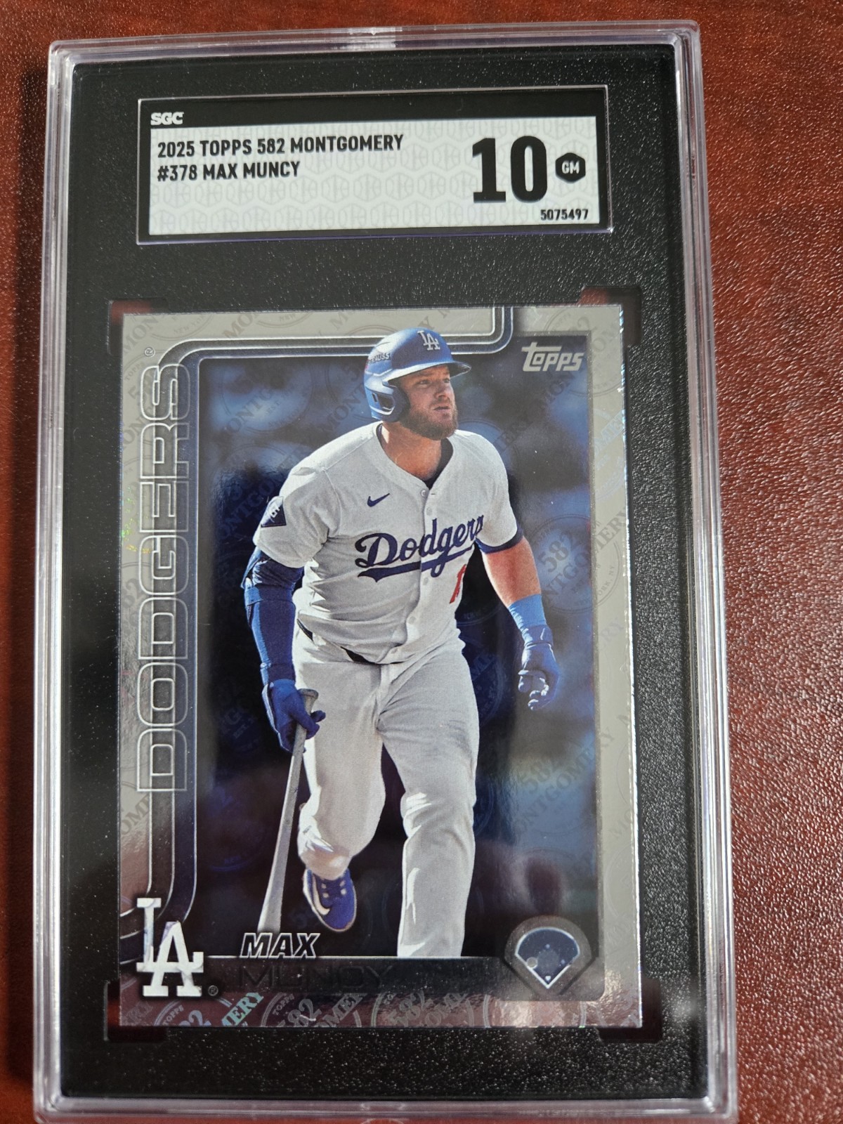 2025 Topps 582 Montgomery Club #378 Max Muncy Los Angeles Dodgers