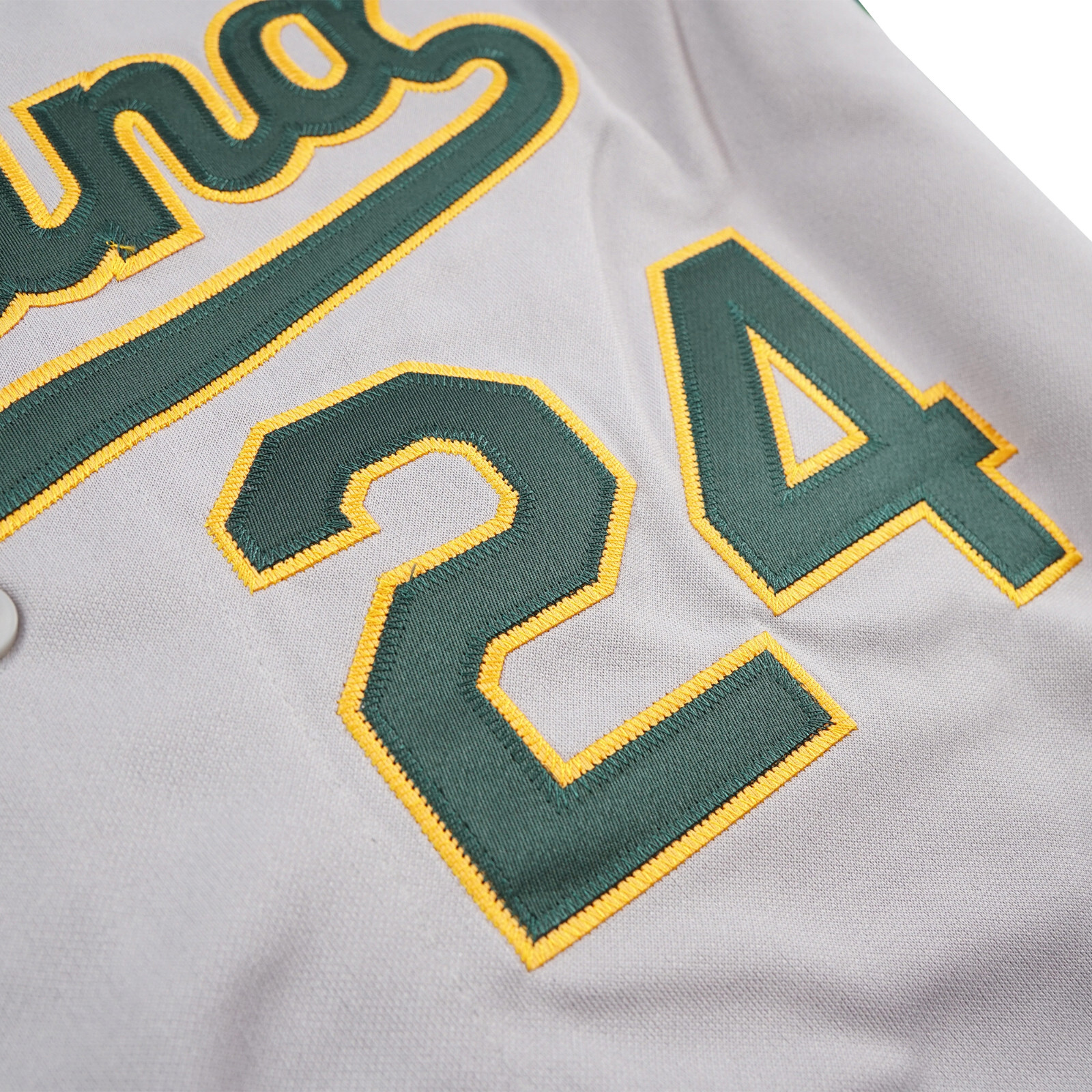 Rickey Henderson Oakland Athletics 1989 World Series Grey Road Men’s Jersey