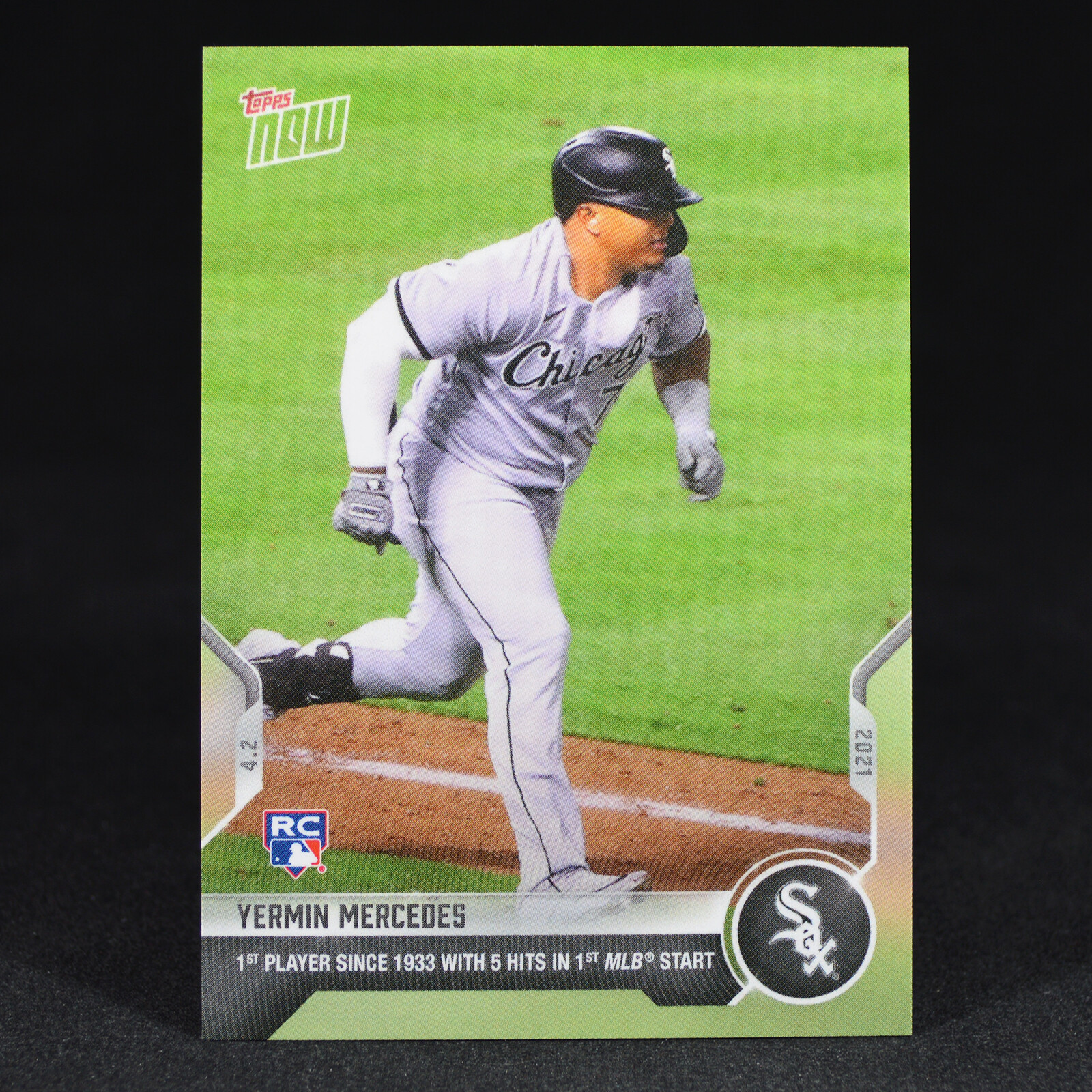 Yermin Mercedes RC Rookie – 2021 Topps Now #12 – White Sox