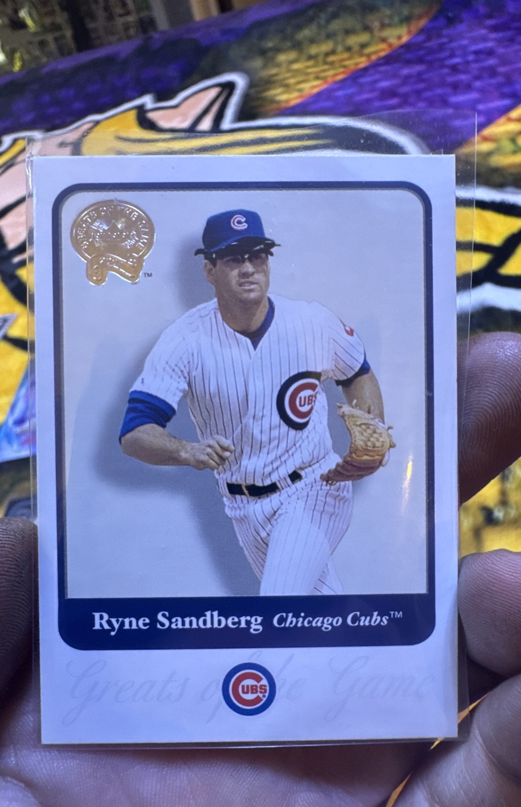 2001 Fleer Greats of the Game – Autographs Ryne Sandberg (AU)