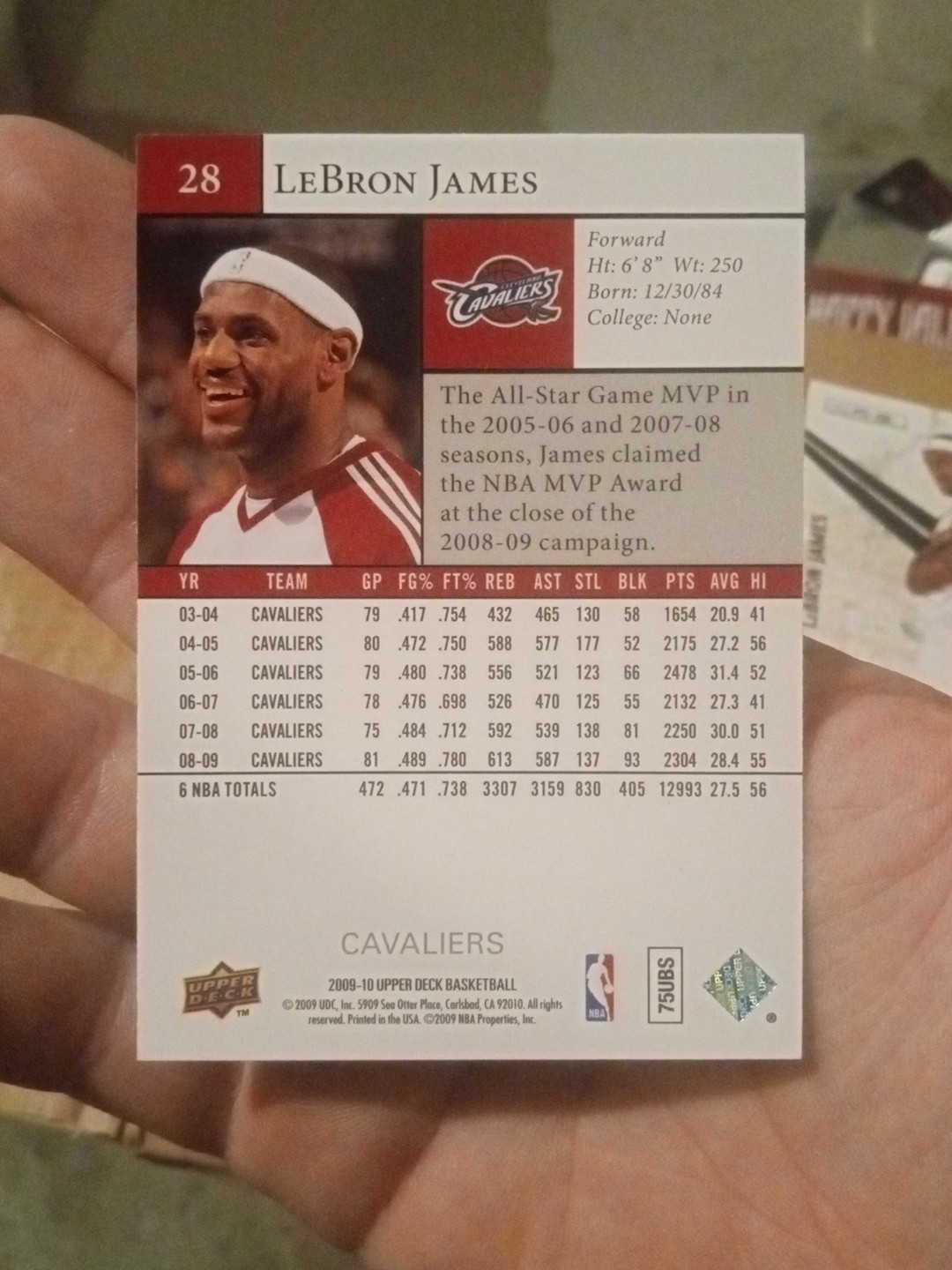 LeBron James Lot 2009-10 Bowman 48 #14 Cavaliers Toppps NM-M Upperdeck 09-10