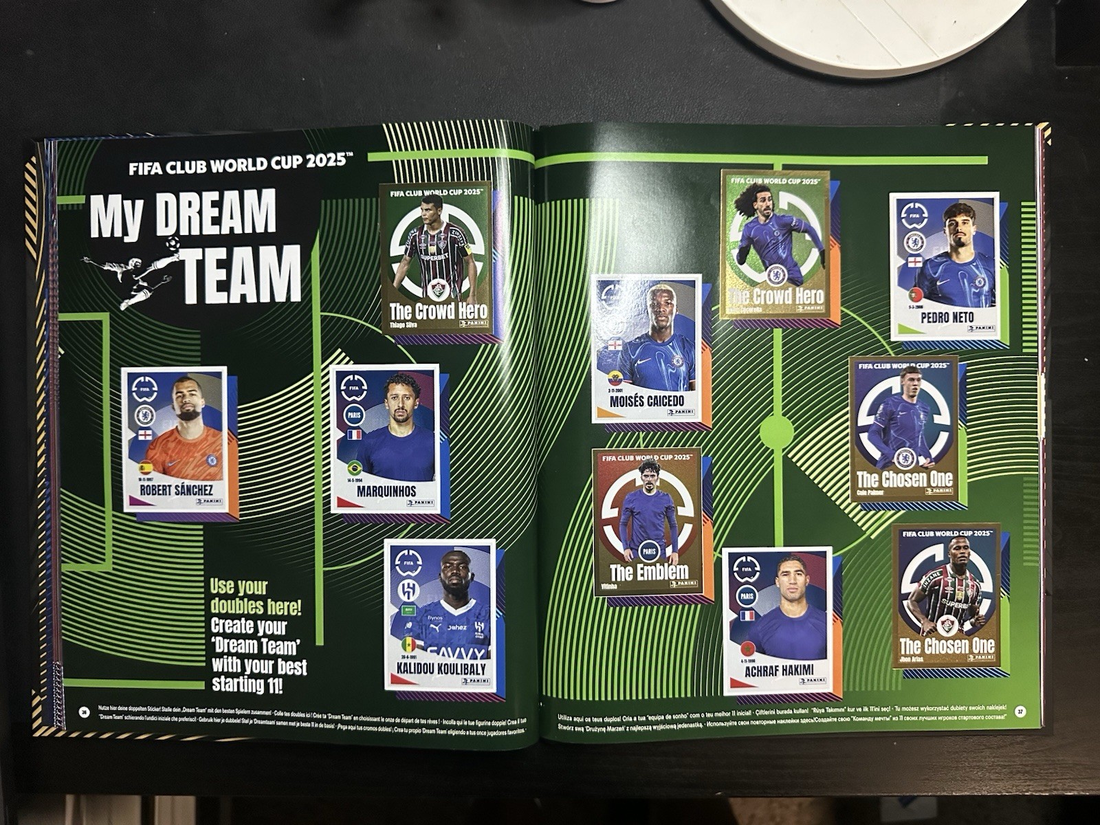 Panini FIFA Club World Cup 2025 Sticker Album Completed