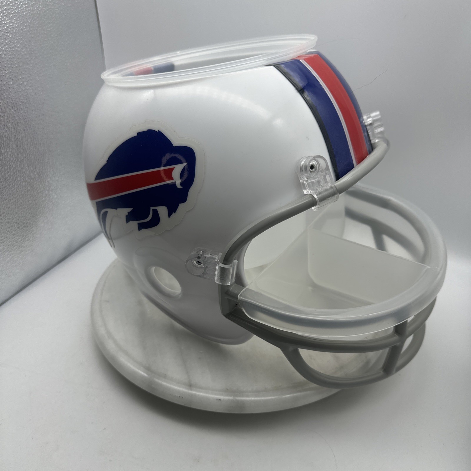 NFL Buffalo Bills Full Size Snack Helmet Chip & Dip Bowl Ice Bucket No Lid USA