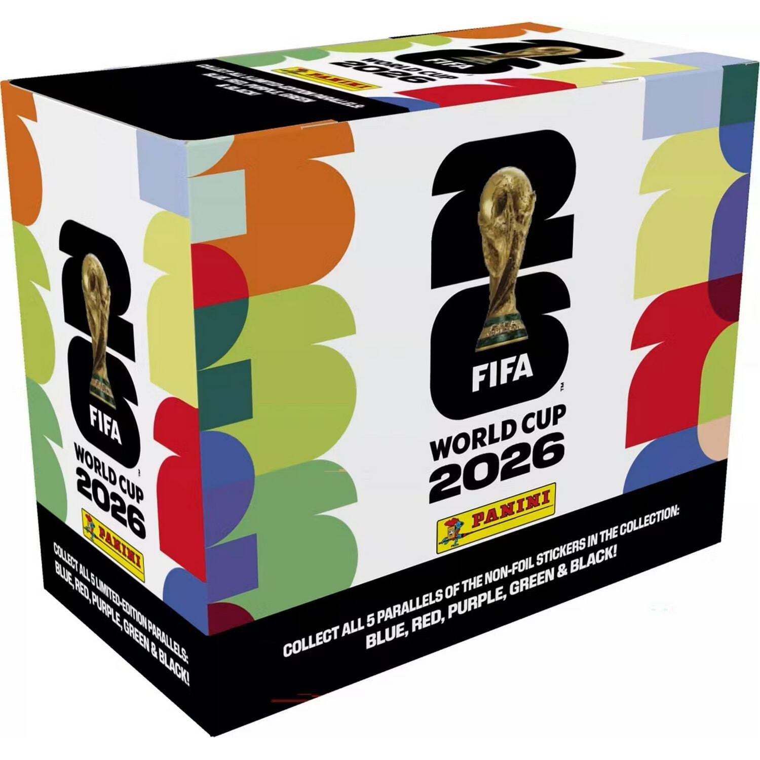 2026 Panini FIFA World Cup Soccer 25-Pack Sticker Box