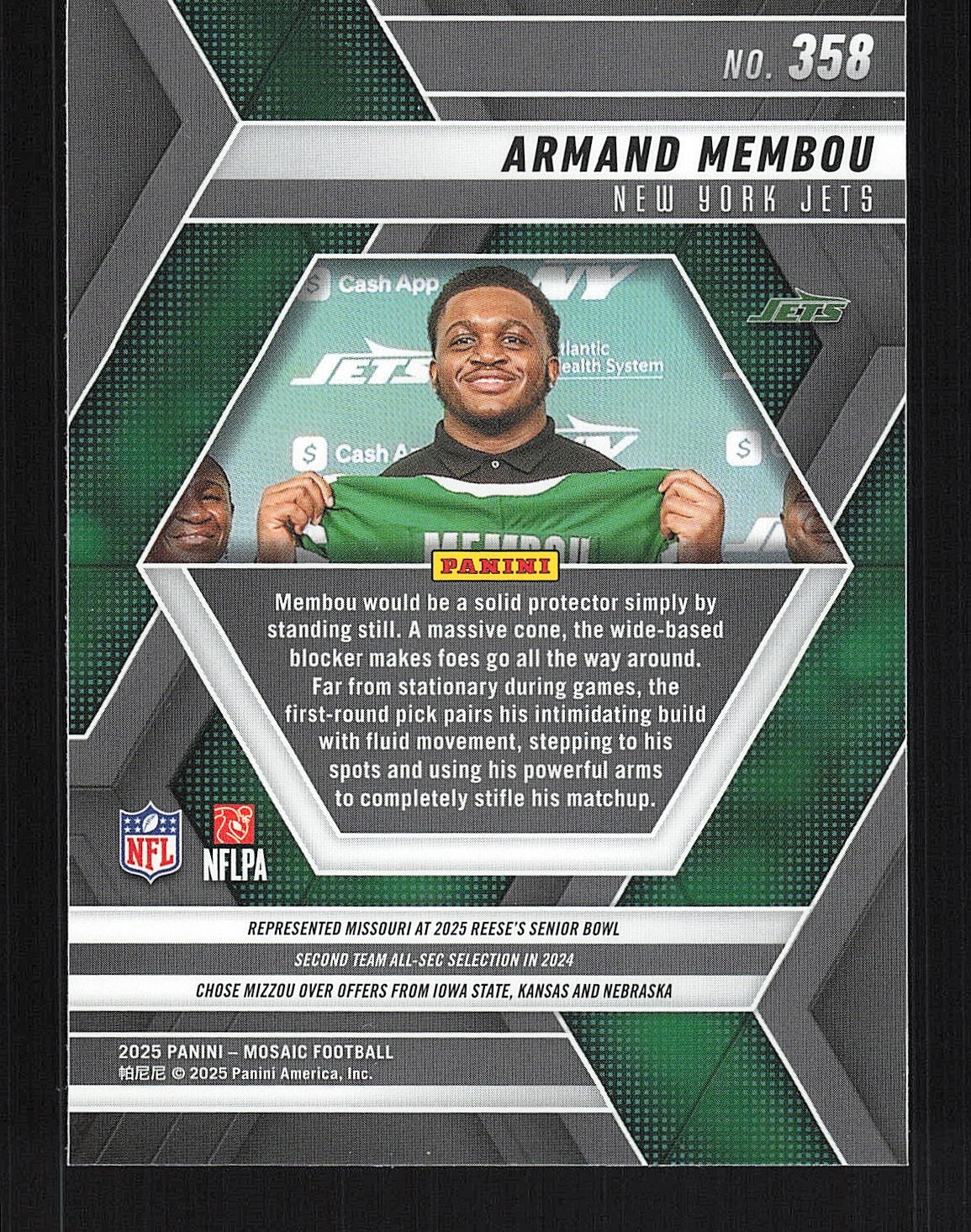 2025 Panini Mosaic #358 Armand Membou