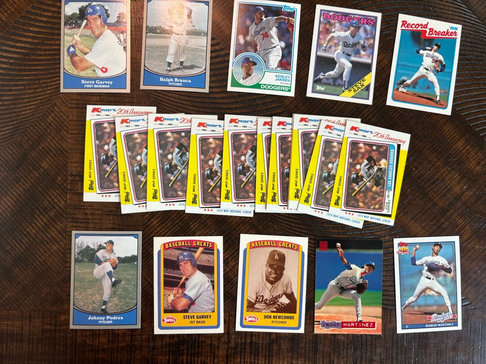 Lot Of 3200 Los Angeles Dodgers Orel Hershiser Fernando Valenzuela Gibson Garvey