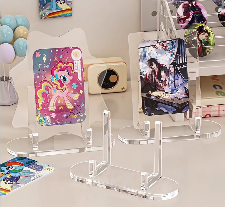 100Pack–PSA/Graded Sports Card Holders Clear Acrylic Trading Card Display Stands