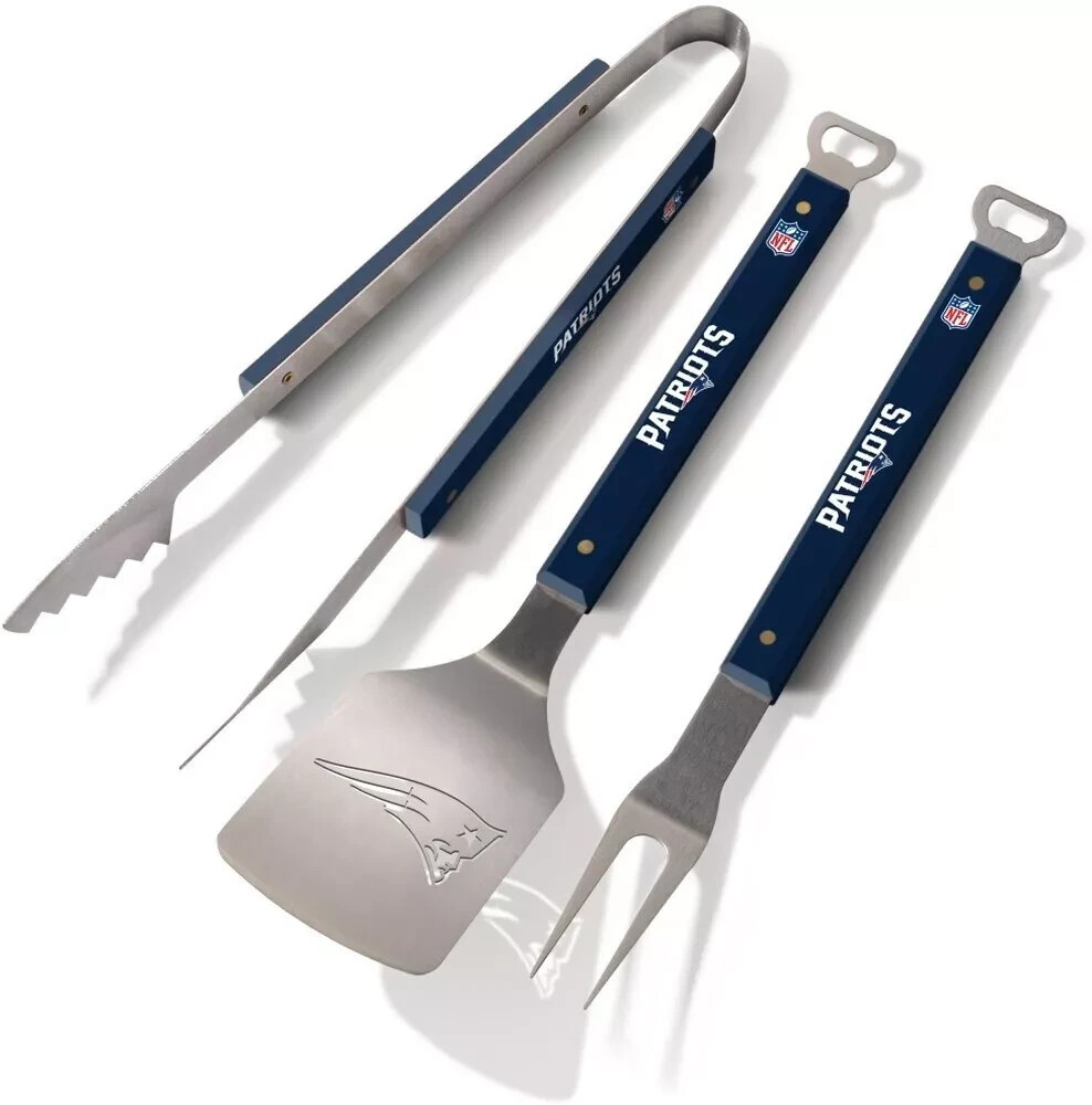 YouTheFan NFL Spirit Series 3-Piece BBQ Set – New England Patriots