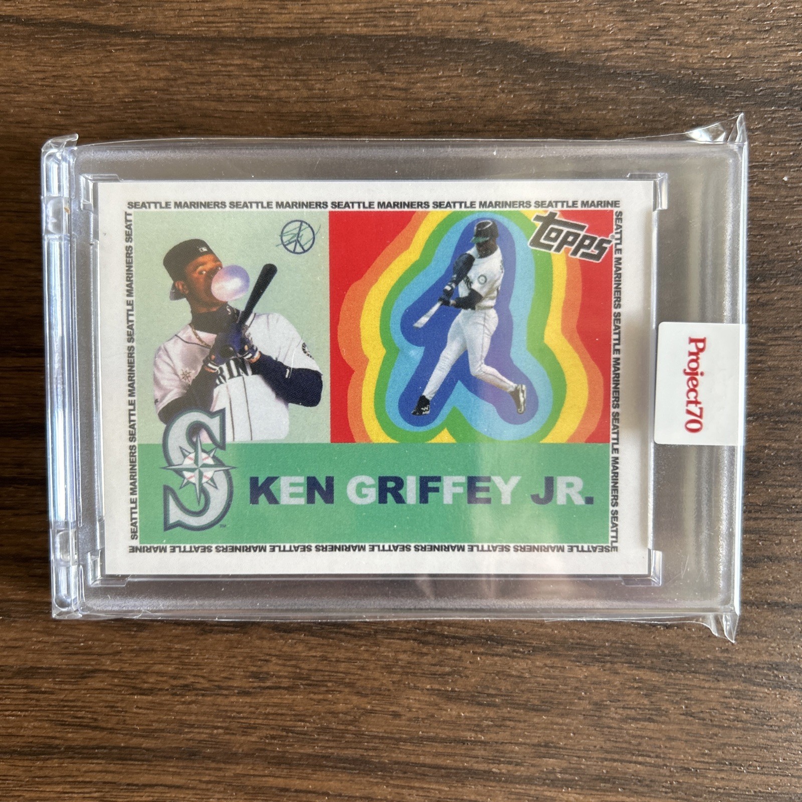 2021 Project 70 #397 Ken Griffey Jr 1960 Sean Wotherspoon /1390 Bubble Gum Card