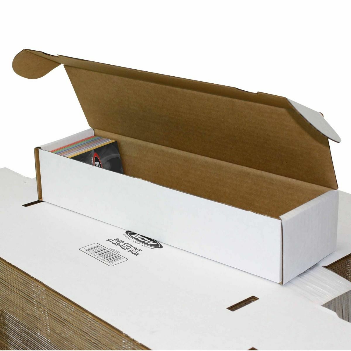 3x (Lot of 3) – BCW 800 COUNT CARDBOARD STORAGE BOXES FOR TRADING SPORTS CARDS