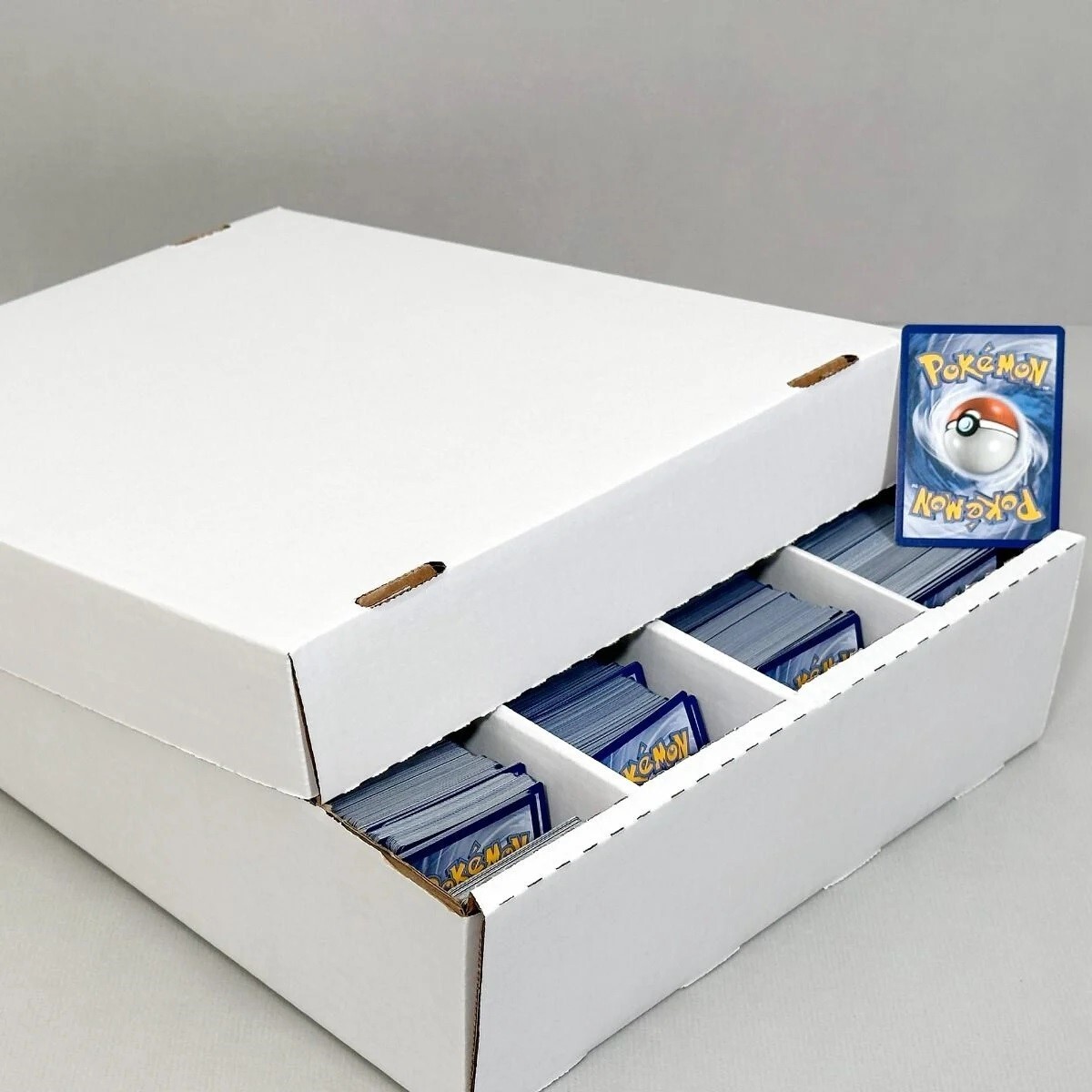 x2 BCW 3200 Cardboard Boxes Baseball Trading Card Pokemon Storage Monster Shoe